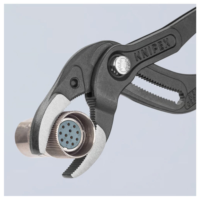 Kìm mỏ quạ, chuyên dùng mở ống Siphon KNIPEX 81 01 250 chiều dài 250mm, mạ đen nhám, tay cầm bọc nhựa chống trượt