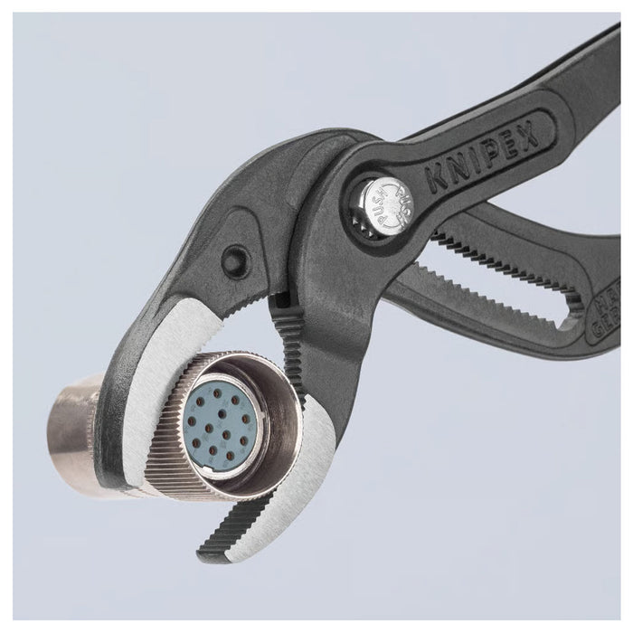 Kìm mỏ quạ, chuyên dùng mở ống Siphon KNIPEX 81 01 250 chiều dài 250mm, mạ đen nhám, tay cầm bọc nhựa chống trượt