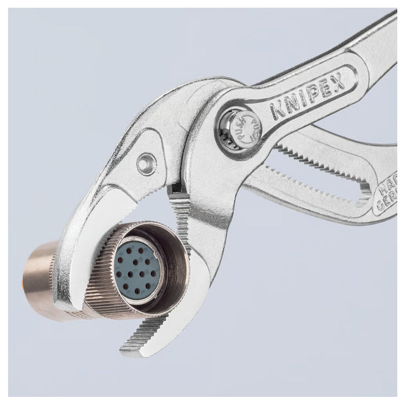 Kìm mỏ quạ, chuyên dùng mở ống Siphon KNIPEX 81 03 250 chiều dài 250mm, mạ Chrome, tay cầm bọc nhựa chống trượt