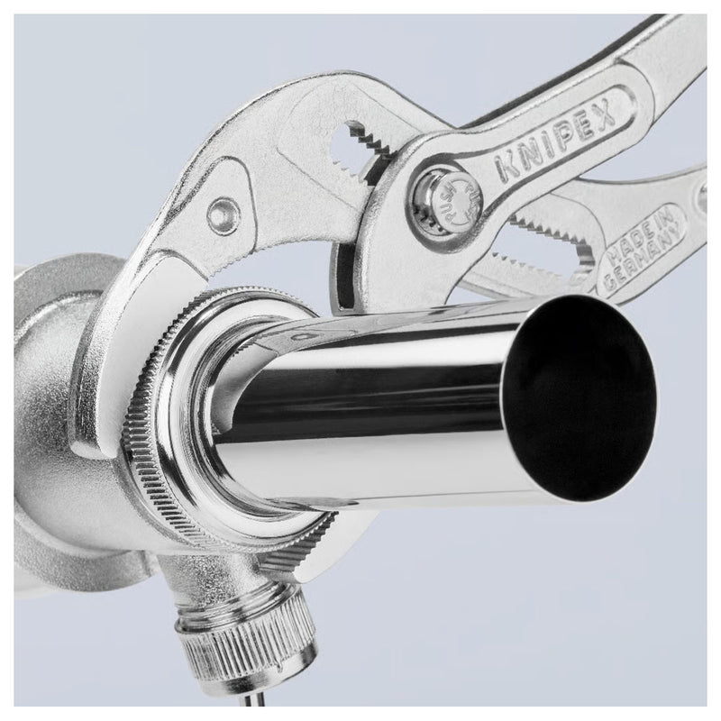 Kìm mỏ quạ, chuyên dùng mở ống Siphon KNIPEX 81 03 250 chiều dài 250mm, mạ Chrome, tay cầm bọc nhựa chống trượt