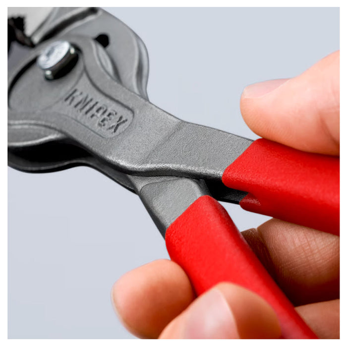 Kìm kẹp chuyên dụng mở ốc gỉ, sét dòng TwinGrip KNIPEX chiều dài từ 150mm - 250mm, mạ đen nhám, tay cầm bọc nhựa kháng dầu mở