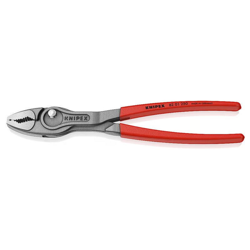 Kìm kẹp chuyên dụng mở ốc gỉ, sét dòng TwinGrip KNIPEX chiều dài từ 150mm - 250mm, mạ đen nhám, tay cầm bọc nhựa kháng dầu mở