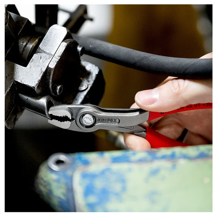 Kìm kẹp chuyên dụng mở ốc gỉ, sét dòng TwinGrip KNIPEX chiều dài từ 150mm - 250mm, mạ đen nhám, tay cầm bọc nhựa kháng dầu mở