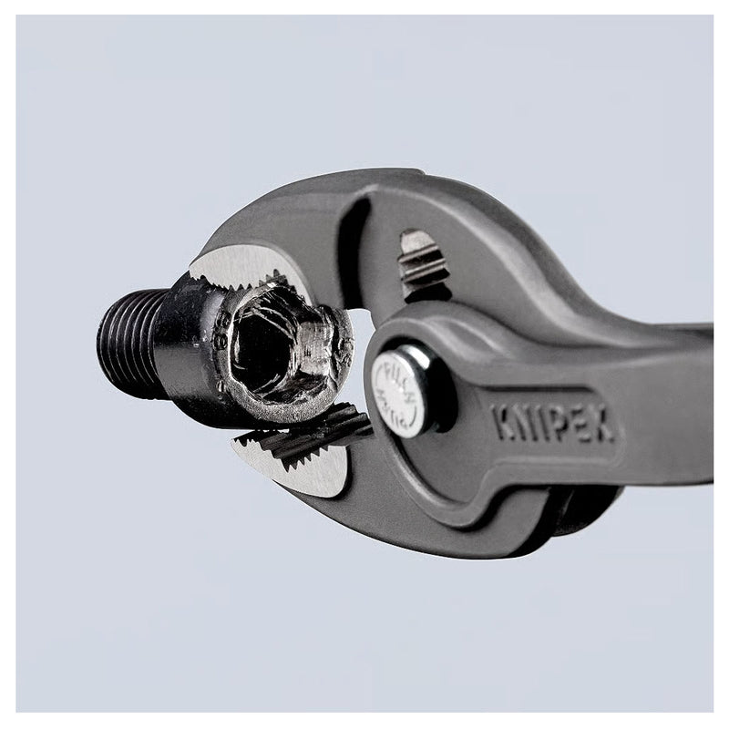 Kìm kẹp chuyên dụng mở ốc gỉ, sét dòng TwinGrip KNIPEX chiều dài từ 150mm - 250mm, mạ đen nhám, tay cầm bọc nhựa kháng dầu mở