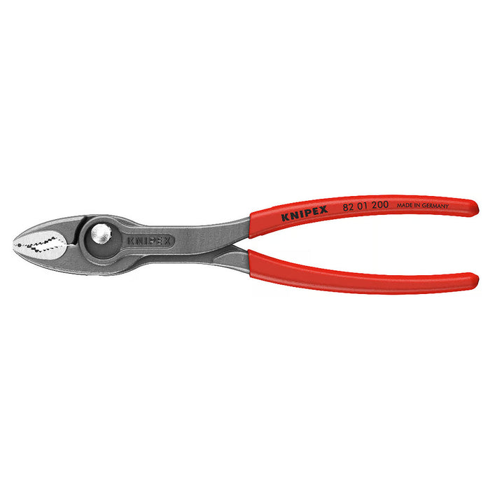 Kìm kẹp chuyên dụng mở ốc gỉ, sét dòng TwinGrip KNIPEX chiều dài từ 150mm - 250mm, mạ đen nhám, tay cầm bọc nhựa kháng dầu mở