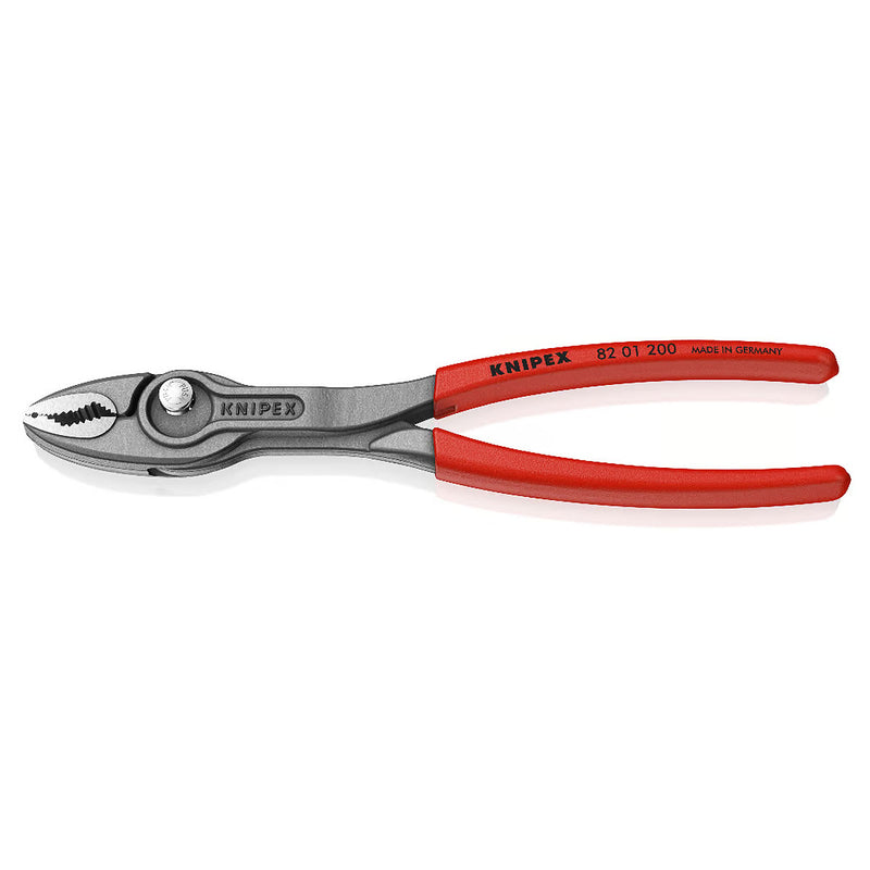 Kìm kẹp chuyên dụng mở ốc gỉ, sét dòng TwinGrip KNIPEX chiều dài từ 150mm - 250mm, mạ đen nhám, tay cầm bọc nhựa kháng dầu mở