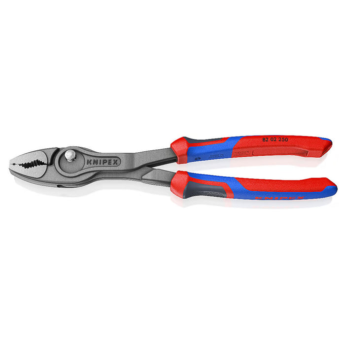 Kìm kẹp chuyên dụng mở ốc gỉ, sét dòng TwinGrip KNIPEX chiều dài từ 150mm - 250mm, mạ đen nhám, tay cầm bọc nhựa chống trượt