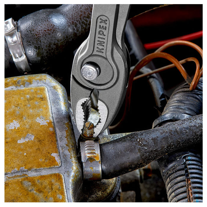 Kìm kẹp chuyên dụng mở ốc gỉ, sét dòng TwinGrip KNIPEX chiều dài từ 150mm - 250mm, mạ đen nhám, tay cầm bọc nhựa chống trượt