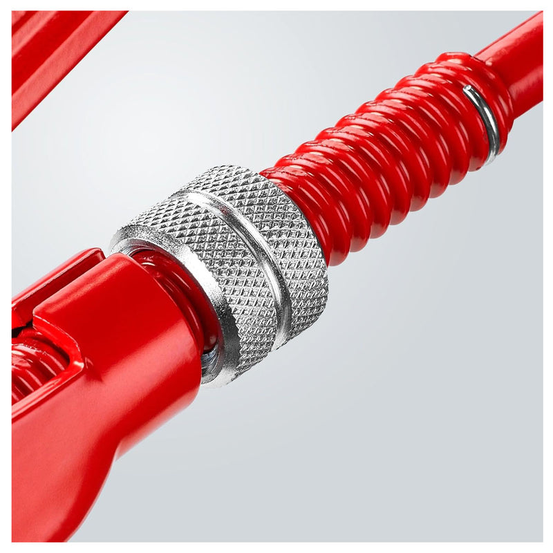 Mỏ lết răng, hàm cong 90° KNIPEX chiều dài từ 310mm - 750mm, sơn tĩnh điện màu đỏ