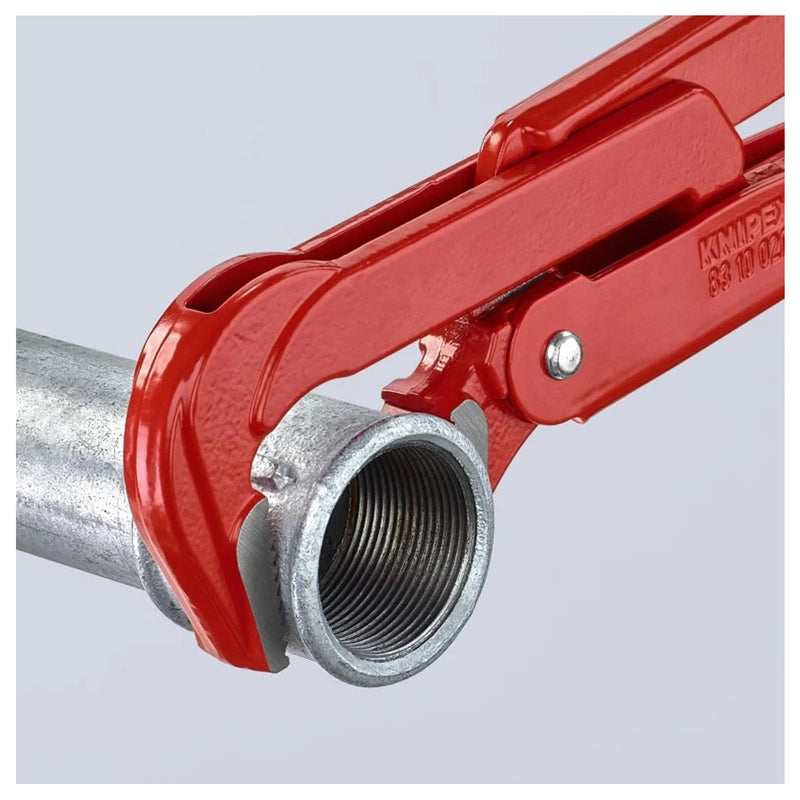 Mỏ lết răng, hàm cong 90° KNIPEX chiều dài từ 310mm - 750mm, sơn tĩnh điện màu đỏ