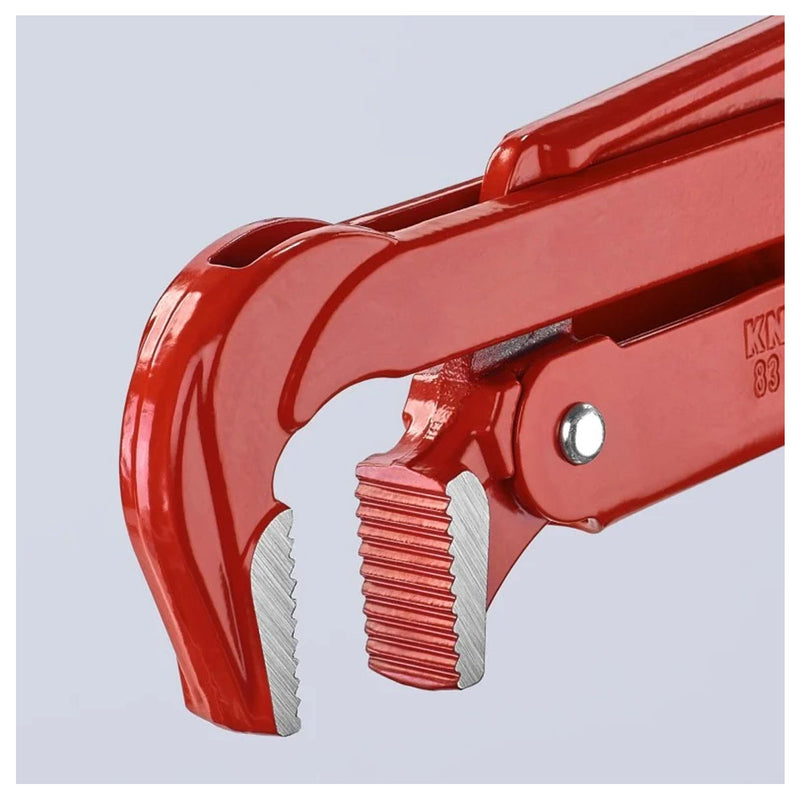 Mỏ lết răng, hàm cong 90° KNIPEX chiều dài từ 310mm - 750mm, sơn tĩnh điện màu đỏ