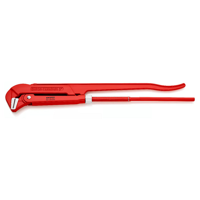 Mỏ lết răng, hàm cong 90° KNIPEX chiều dài từ 310mm - 750mm, sơn tĩnh điện màu đỏ