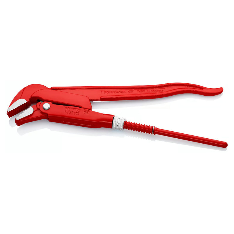 Mỏ lết răng, hàm cong 45° KNIPEX chiều dài từ 320mm - 570mm, sơn tĩnh điện màu đỏ