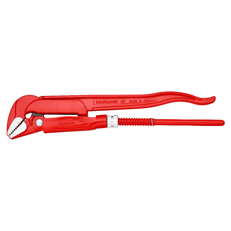 Mỏ lết răng, hàm cong 45° KNIPEX chiều dài từ 320mm - 570mm, sơn tĩnh điện màu đỏ