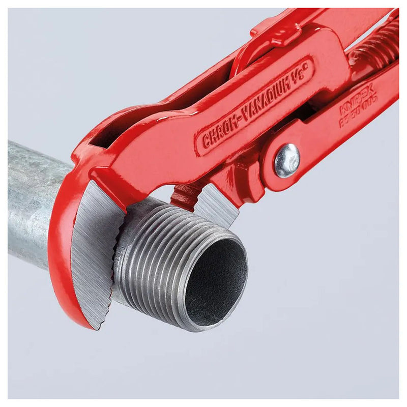 Mỏ lết răng dòng S-Type KNIPEX chiều dài từ 245mm - 680mm, sơn tĩnh điện màu đỏ