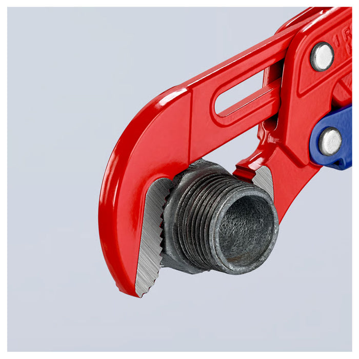 Mỏ lết răng điều chỉnh nhanh dòng S-Type KNIPEX chiều dài từ 330mm - 560mm, sơn tĩnh điện màu đỏ