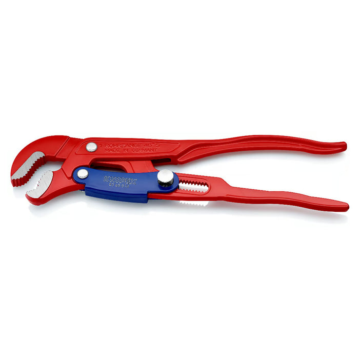 Mỏ lết răng điều chỉnh nhanh dòng S-Type KNIPEX chiều dài từ 330mm - 560mm, sơn tĩnh điện màu đỏ