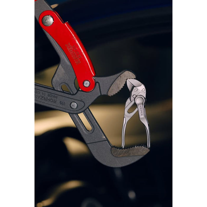 Mỏ lết răng điều chỉnh nhanh dòng S-Type KNIPEX chiều dài từ 330mm - 560mm, sơn tĩnh điện màu xám, bọc nhựa chống trượt