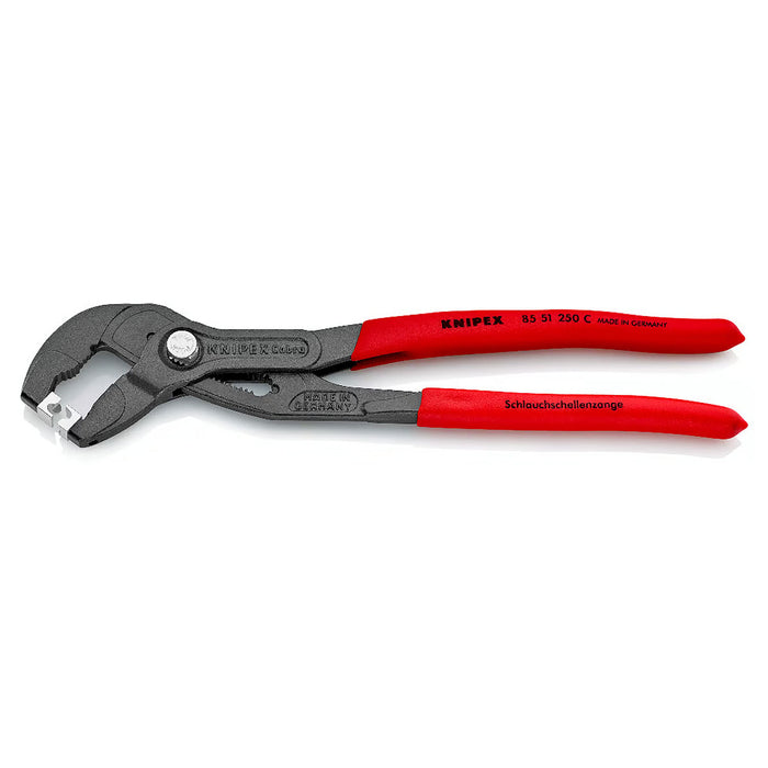 Kìm mỏ quạ, chuyên dùng tháo lắp cổ dê KNIPEX chiều dài từ 180mm - 250mm, mạ đen nhám, tay cầm bọc nhựa chống trượt
