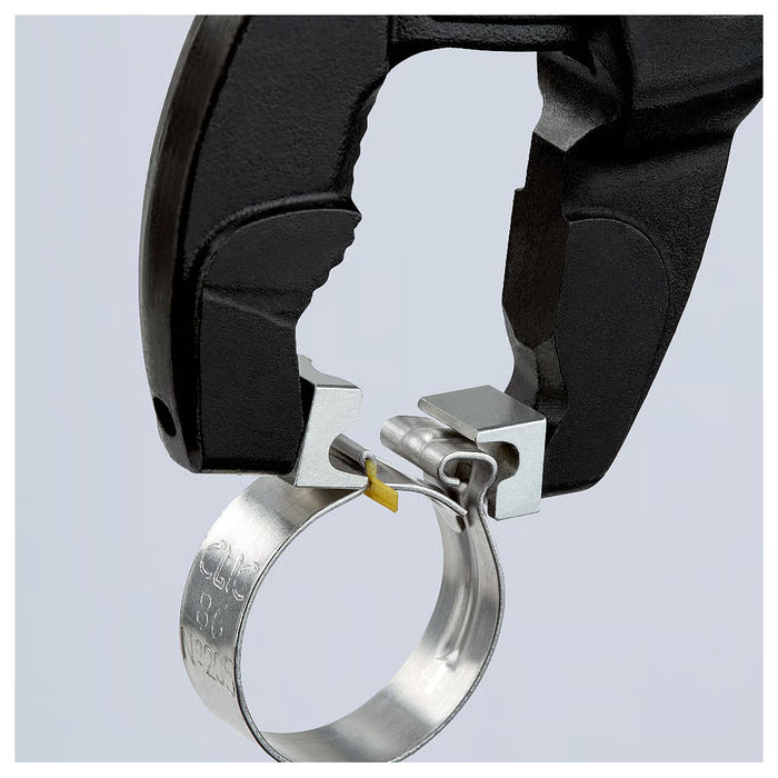 Kìm mỏ quạ, chuyên dùng tháo lắp cổ dê KNIPEX chiều dài từ 180mm - 250mm, mạ đen nhám, tay cầm bọc nhựa chống trượt