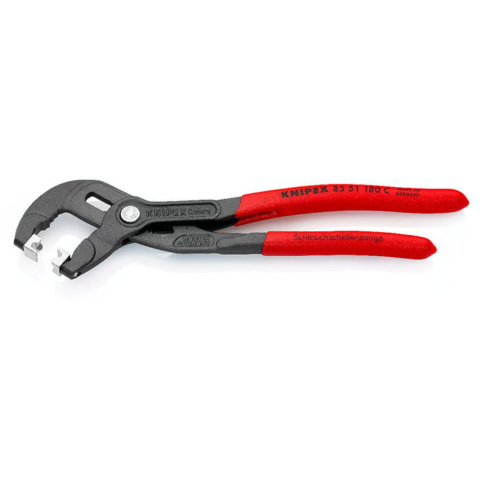 Kìm mỏ quạ, chuyên dùng tháo lắp cổ dê KNIPEX chiều dài từ 180mm - 250mm, mạ đen nhám, tay cầm bọc nhựa chống trượt