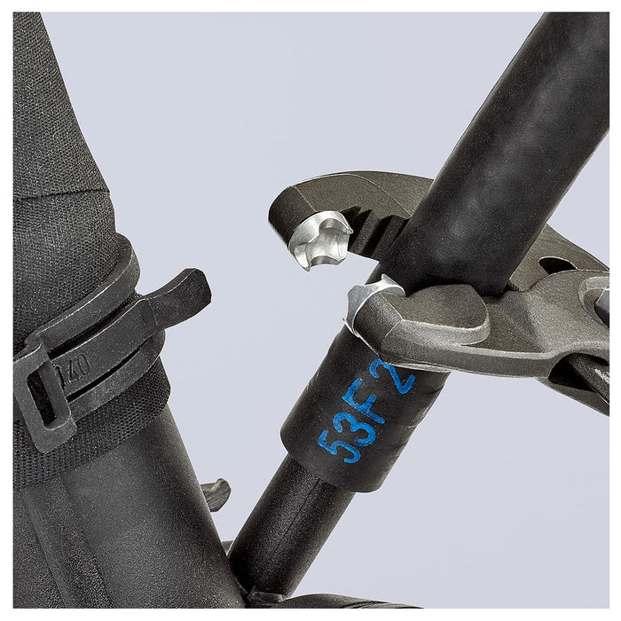 Kìm mỏ quạ, chuyên dùng tháo lắp cổ dê KNIPEX chiều dài từ 180mm - 250mm, mạ đen nhám, tay cầm bọc nhựa chống trượt