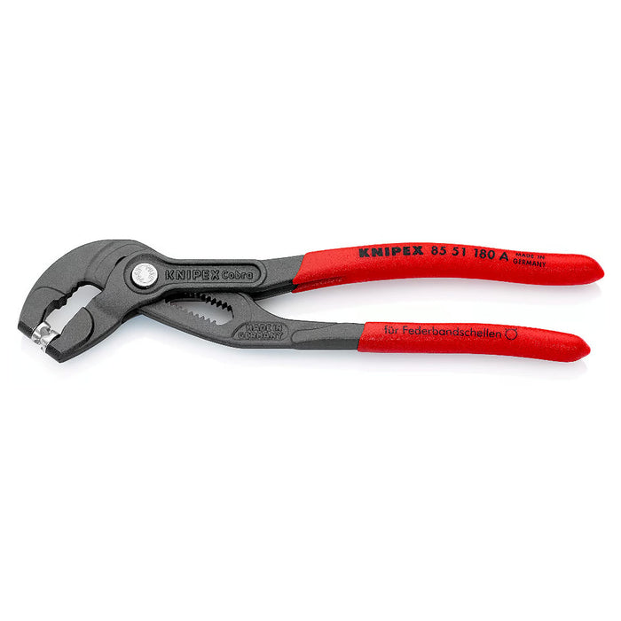 Kìm mỏ quạ, chuyên dùng tháo lắp cổ dê KNIPEX chiều dài từ 180mm - 250mm, mạ đen nhám, tay cầm bọc nhựa chống trượt