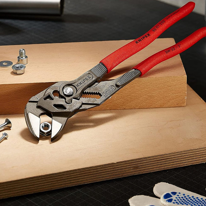 Kìm mỏ quạ KNIPEX chiều dài từ 180mm - 300mm, mạ đen nhám, tay cầm bọc nhựa chống trượt