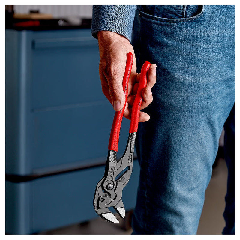 Kìm mỏ quạ KNIPEX chiều dài từ 180mm - 300mm, mạ đen nhám, tay cầm bọc nhựa chống trượt