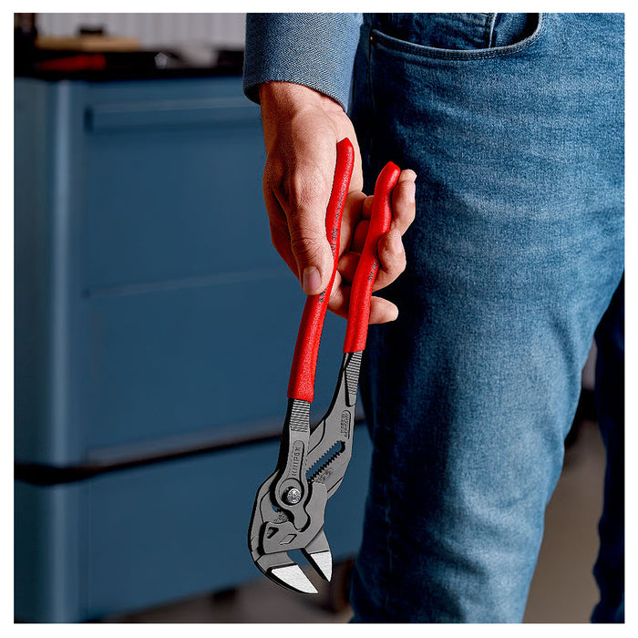 Kìm mỏ quạ KNIPEX chiều dài từ 180mm - 300mm, mạ đen nhám, tay cầm bọc nhựa chống trượt