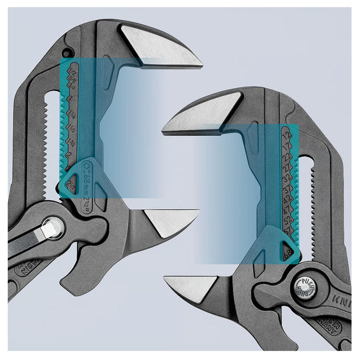 Kìm mỏ quạ KNIPEX chiều dài từ 180mm - 300mm, mạ đen nhám, tay cầm bọc nhựa chống trượt