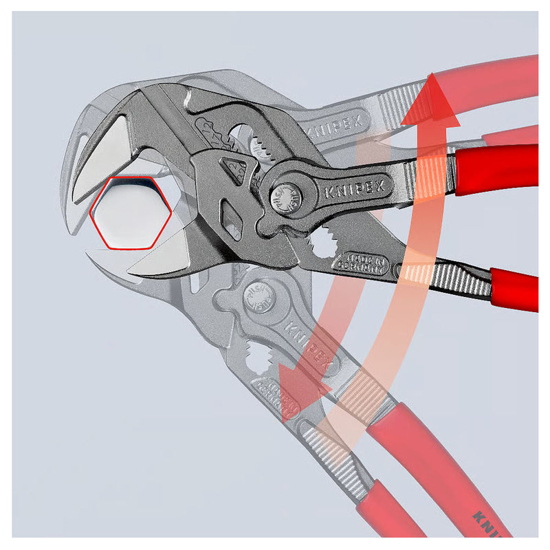 Kìm mỏ quạ KNIPEX chiều dài từ 180mm - 300mm, mạ đen nhám, tay cầm bọc nhựa chống trượt