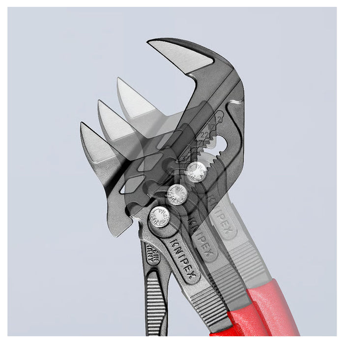 Kìm mỏ quạ KNIPEX chiều dài từ 180mm - 300mm, mạ đen nhám, tay cầm bọc nhựa chống trượt