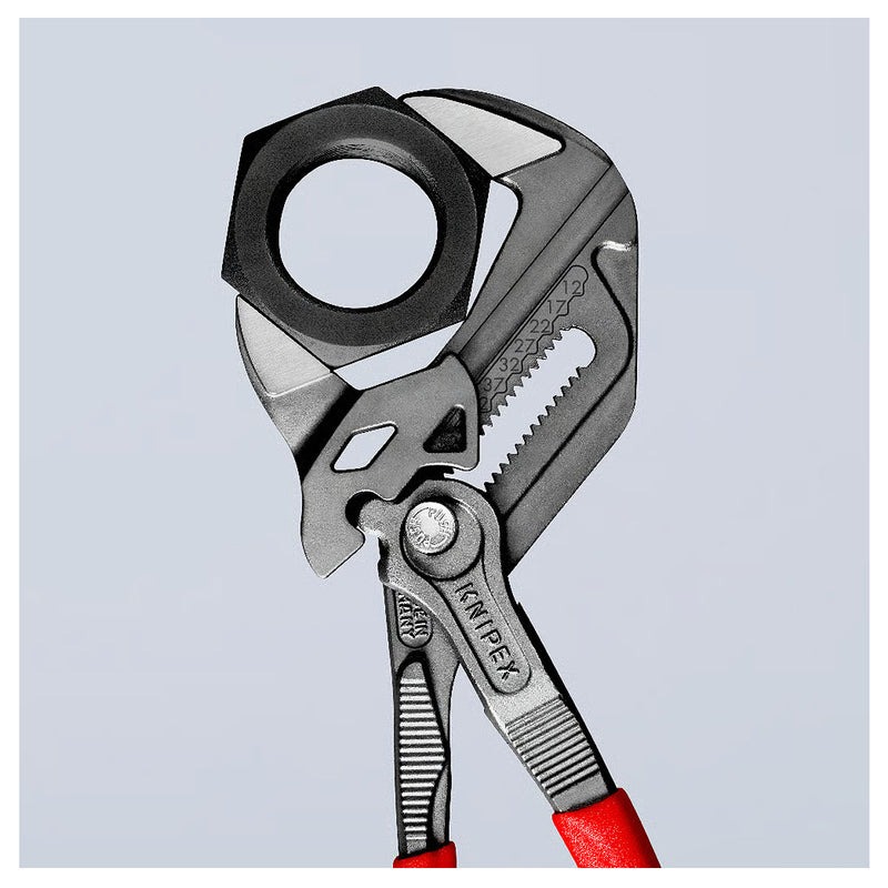 Kìm mỏ quạ KNIPEX chiều dài từ 180mm - 300mm, mạ đen nhám, tay cầm bọc nhựa chống trượt