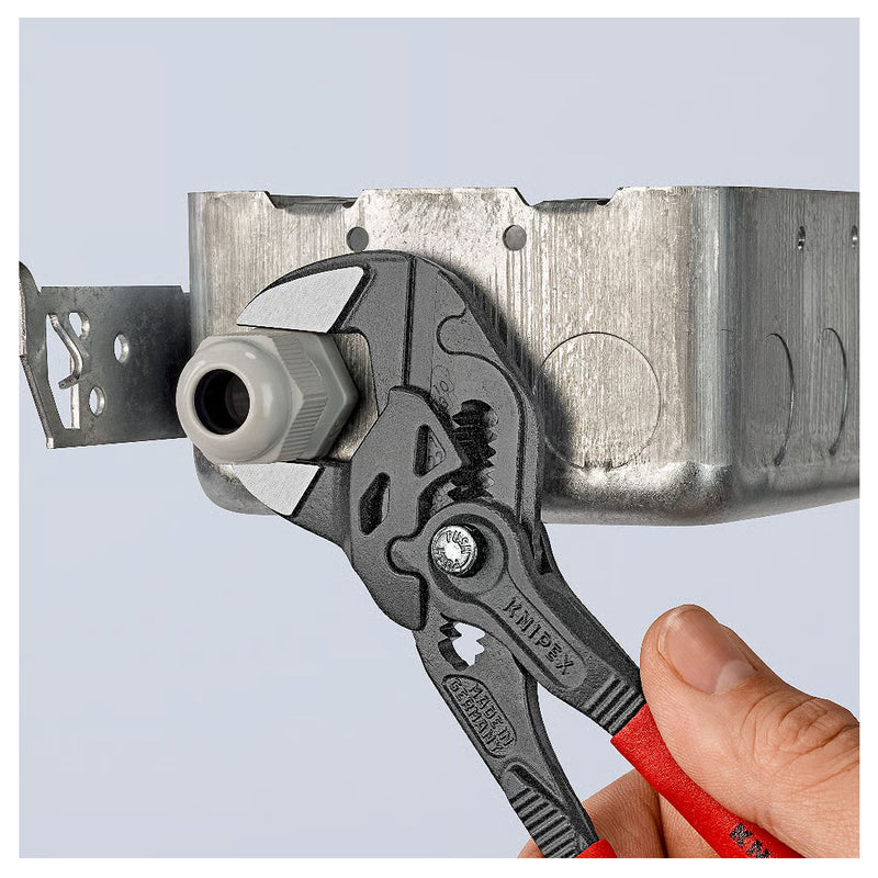 Kìm mỏ quạ KNIPEX chiều dài từ 180mm - 300mm, mạ đen nhám, tay cầm bọc nhựa chống trượt