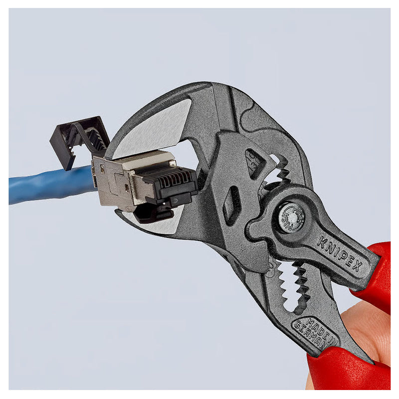 Kìm mỏ quạ KNIPEX chiều dài từ 180mm - 250mm, mạ đen nhám, tay cầm bọc nhựa chống trượt