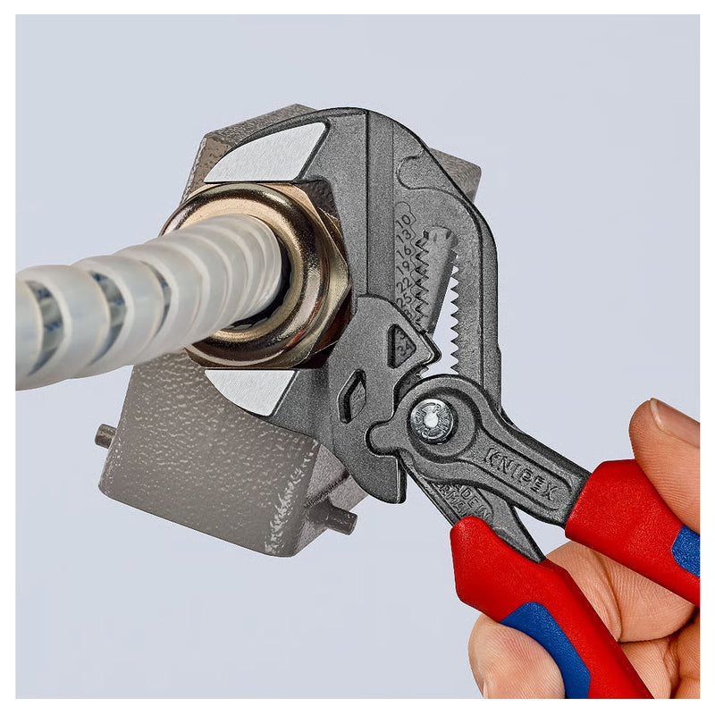 Kìm mỏ quạ KNIPEX chiều dài từ 180mm - 250mm, mạ đen nhám, tay cầm bọc nhựa chống trượt