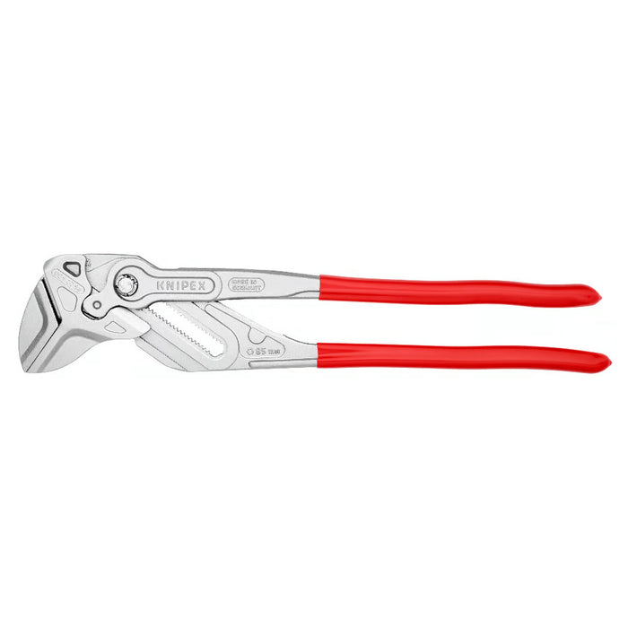 Kìm mỏ quạ cở lớn KNIPEX 86 03 400 chiều dài 400mm, mạ Chrome, tay cầm bọc nhựa kháng dầu mở