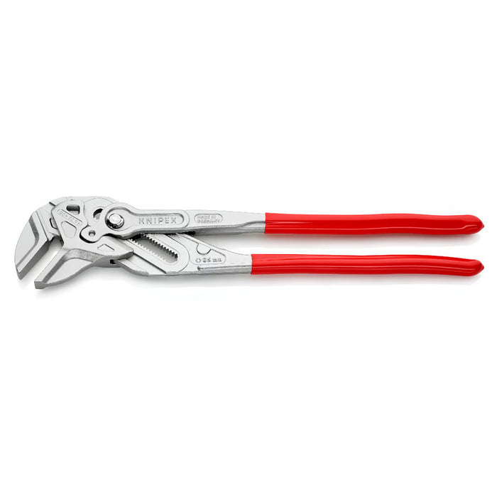 Kìm mỏ quạ cở lớn KNIPEX 86 03 400 chiều dài 400mm, mạ Chrome, tay cầm bọc nhựa kháng dầu mở