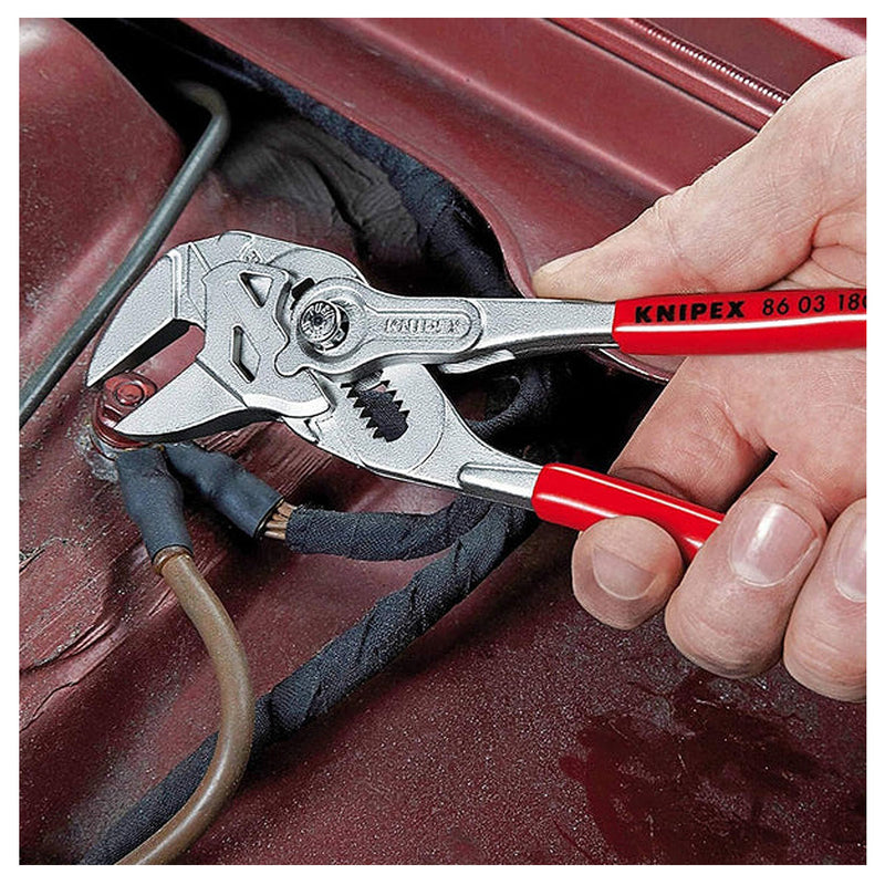 Kìm mỏ quạ KNIPEX chiều dài từ 125mm - 300mm, mạ Chrome, tay cầm bọc nhựa kháng dầu mở