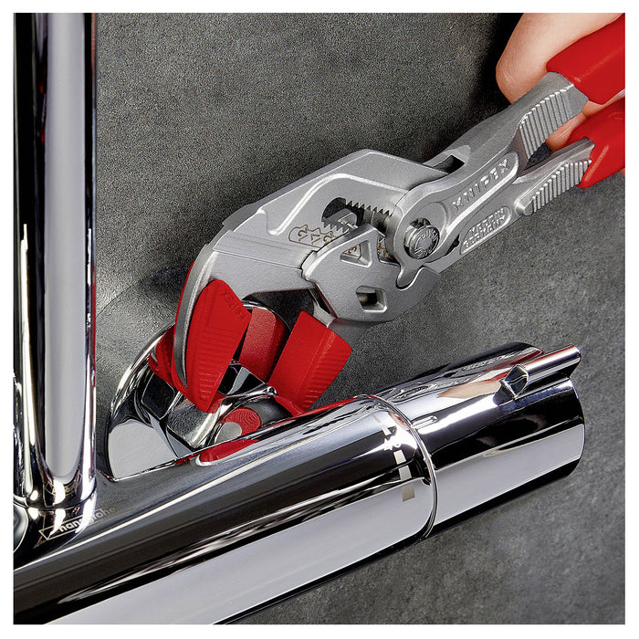 Kìm mỏ quạ KNIPEX chiều dài từ 125mm - 300mm, mạ Chrome, tay cầm bọc nhựa kháng dầu mở