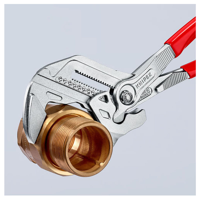 Kìm mỏ quạ KNIPEX chiều dài từ 125mm - 300mm, mạ Chrome, tay cầm bọc nhựa kháng dầu mở