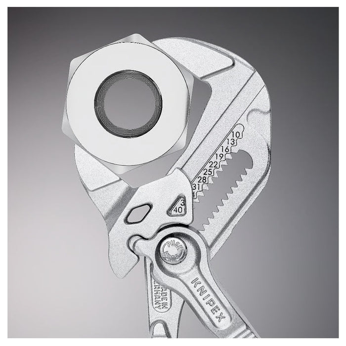 Kìm mỏ quạ KNIPEX chiều dài từ 125mm - 300mm, mạ Chrome, tay cầm bọc nhựa kháng dầu mở