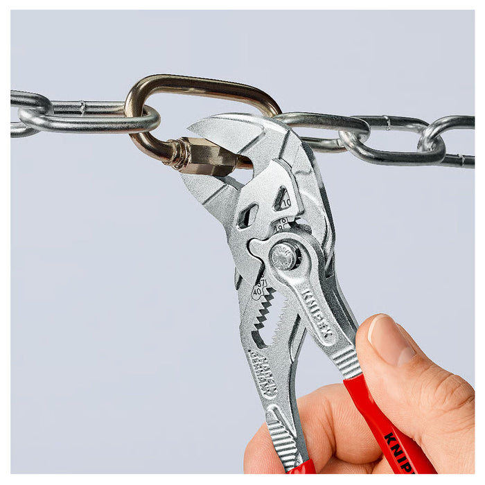 Kìm mỏ quạ KNIPEX chiều dài từ 125mm - 300mm, mạ Chrome, tay cầm bọc nhựa kháng dầu mở