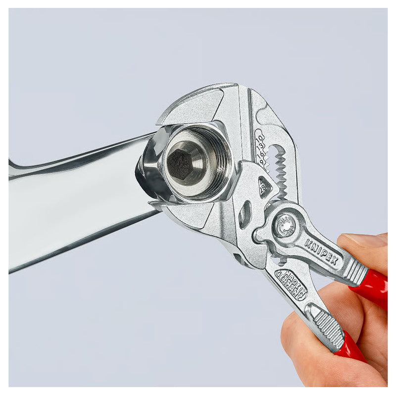 Kìm mỏ quạ KNIPEX chiều dài từ 125mm - 300mm, mạ Chrome, tay cầm bọc nhựa kháng dầu mở