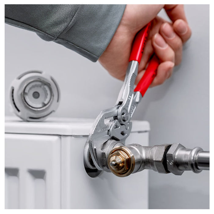 Kìm mỏ quạ KNIPEX chiều dài từ 125mm - 300mm, mạ Chrome, tay cầm bọc nhựa kháng dầu mở