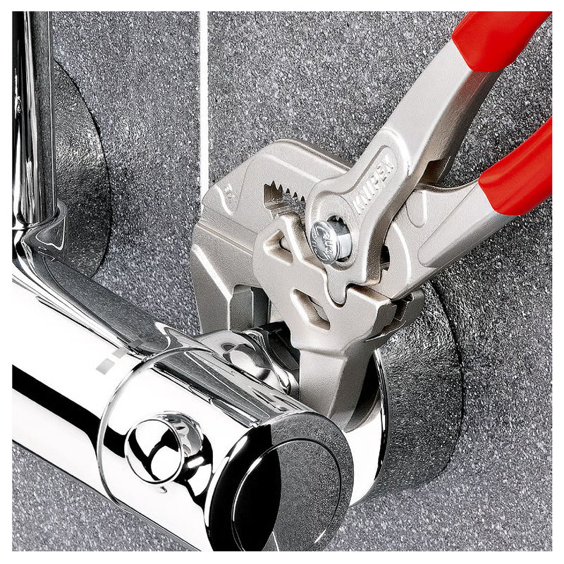 Kìm mỏ quạ KNIPEX chiều dài từ 125mm - 300mm, mạ Chrome, tay cầm bọc nhựa kháng dầu mở