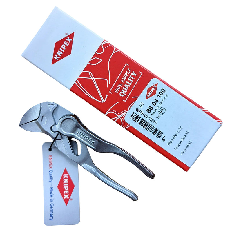 Kìm mỏ quạ mini KNIPEX 86 04 100 chiều dài 100mm, mạ Chrome