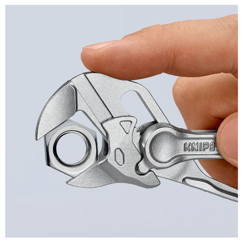 Kìm mỏ quạ mini KNIPEX 86 04 100 chiều dài 100mm, mạ Chrome