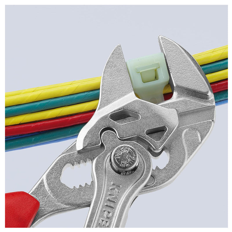 Kìm mỏ quạ KNIPEX 86 05 150 S02 chiều dài 150mm, mạ Chrome, tay cầm bọc nhựa chống trượt